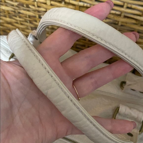 NWOT Montana West Select Shoulder Bag  Crossbody Leather off-white cream - Picture 4 of 9